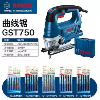Электропила Bosch GST 750, 520W