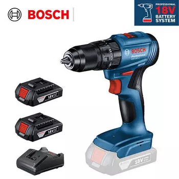 Bosch Ударная дрель Литиевая бесщеточная аккумуляторная дрель профессионального класса Электрическая отвертка (дрель из хрустальной стали)