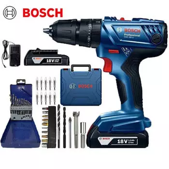 Дрель Bosch GSB180-Li + насадки, аккумулятор, зарядное устройство