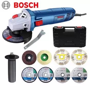 Bosch угловая шлифовальная машина для резки дерева, камня, бытовая резка металла, средство для удаления ржавчины, полировальный станок