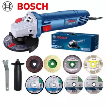 Bosch угловая шлифовальная машина для резки дерева, камня, бытовая резка металла, средство для удаления ржавчины, полировальный станок