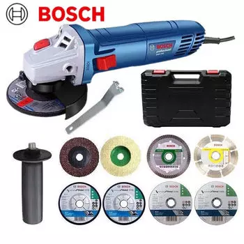Bosch угловая шлифовальная машина для резки дерева, камня, бытовая резка металла, средство для удаления ржавчины, полировальный станок