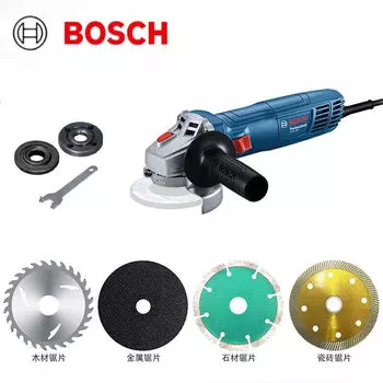 Угловая шлифовальная машина Bosch GWS700 + четыре насадки