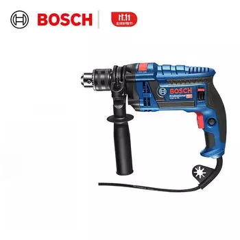 Bosch Высокомощная многофункциональная ручная дрель мощностью 750 Вт, электрическая дрель, ударная дрель промышленного класса