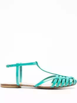 Босоножки 512 с Т-образным ремешком Anna F., синий