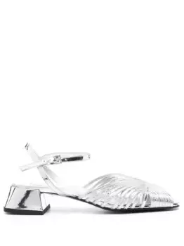 Босоножки 70's 40 Suzanne Rae, серебяный