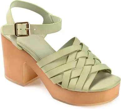 Босоножки Addisyn Journee Collection, зеленый