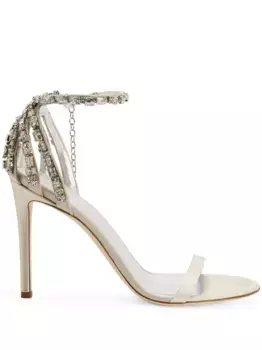 Босоножки Adele с кристаллами Giuseppe Zanotti, розовый