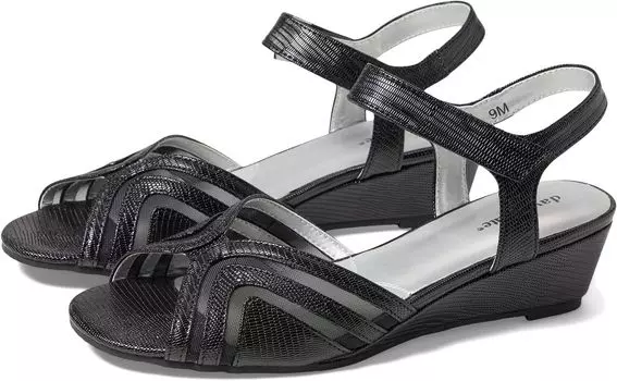 Босоножки Admire David Tate, цвет Black Lizard Print