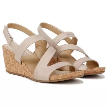 Босоножки Adria на танкетке Naturalizer, коричневый