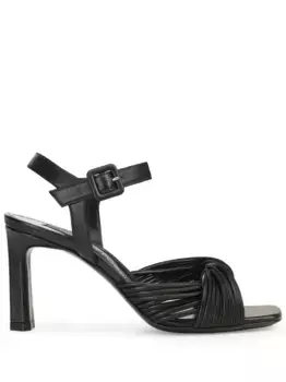 Босоножки Akida с перекрученной деталью Sergio Rossi, черный