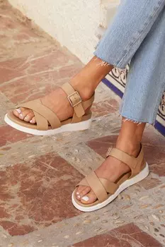 Босоножки Alanis со стелькой состоящей из двух частей Linzi, белый