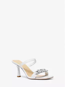 Босоножки Amali с цепочкой Michael Kors, белый