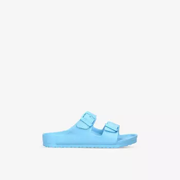 Босоножки Arizona Eva из искусственной кожи с двумя ремешками 4–9 лет Birkenstock, синий