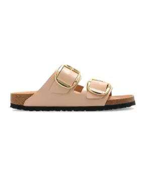 Босоножки Arizona с большими пряжками Birkenstock, бежевый
