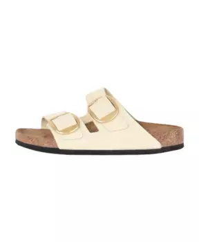 Босоножки Arizona с большой пряжкой Birkenstock, бежевый
