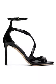 Босоножки Azia 95 на каблуке Jimmy Choo, черный