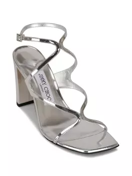 Босоножки Azie 85 Jimmy Choo, серебристый
