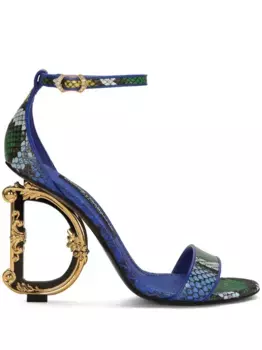 Босоножки Baroque 105 DOLCE & GABBANA, синий