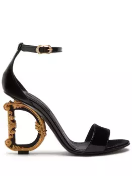 Босоножки Baroque DOLCE & GABBANA, черный