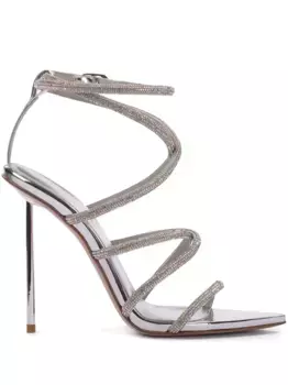 Босоножки Bella со стразами Le Silla, серебяный