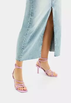 Босоножки Bershka, фиолетовый