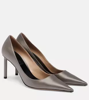 Босоножки Betty 105 из сатина Tom Ford, Graphite