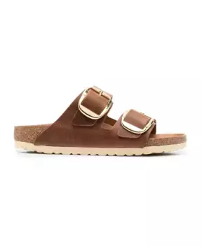 Босоножки Brandy Arizona с большими пряжками Birkenstock, коричневый