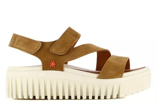 Босоножки Brighton на танкетке Art, коричневый