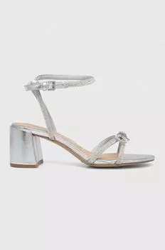 Босоножки-буклеты Aldo, серебряный