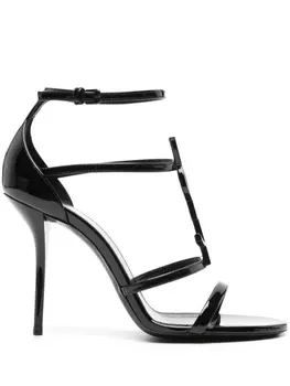 Босоножки Cassandra 100 Saint Laurent, черный