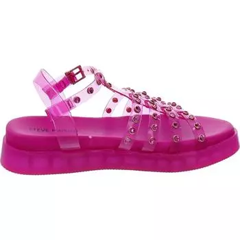 Босоножки Celine Girls Little Kid с заклепками на пятке сзади Steve Madden, розовый