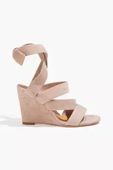 Босоножки Chausure Karla на танкетке BA&SH, розовый