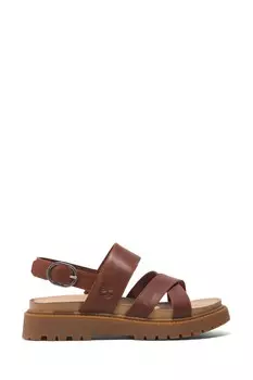 Босоножки Clairemont Way с перекрестными ремешками Timberland, красный