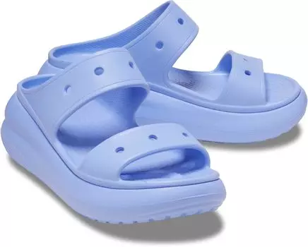 Босоножки Classic Crush Sandal Crocs, цвет Moon Jelly