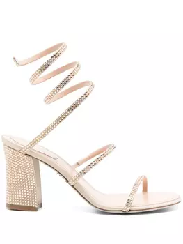 Босоножки Cleo 90 Ren Caovilla, золотой