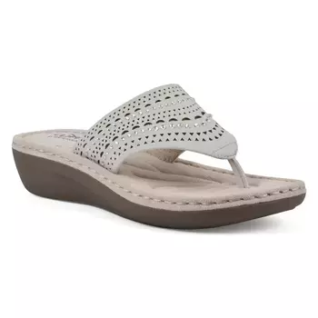 Босоножки Comate на танкетке с шлепанцами Cliffs By White Mountain, белый