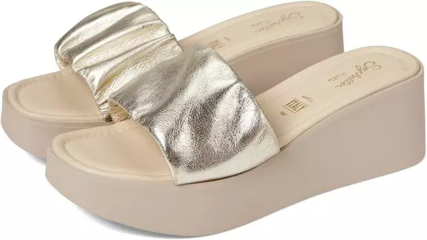 Босоножки Coney Island Seychelles, цвет Light Gold Metallic Leather