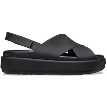 Босоножки Crocs Brooklyn Luxe Cross Strap, черный