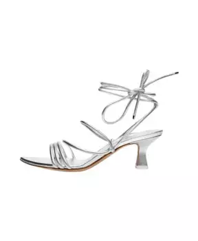 Босоножки Dafne из блестящей кожи 3Juin, серый