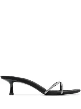 Босоножки Dahlia 50 с кристаллами Alexander Wang, черный