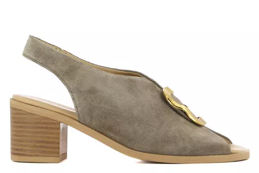 Босоножки Dilara на каблуке Camila'S, коричневый