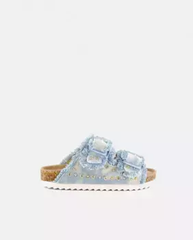 Босоножки для девочек Colors of California, чёрный