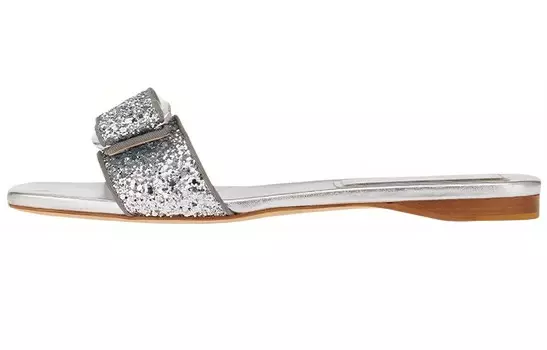 Босоножки для женщин Ferragamo, серебристый