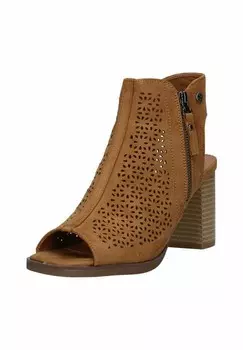 Босоножки до щиколотки XTI, коричневый