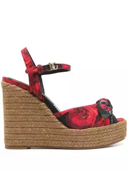 Босоножки Dolce & Gabbana Lolita 90 мм, красный