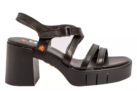 Босоножки Eivissa на каблуке Art, черный