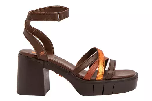 Босоножки Eivissa на каблуке Art, мультиколор