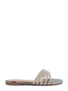 Босоножки Elisa с кристаллами Ninalilou, серебяный