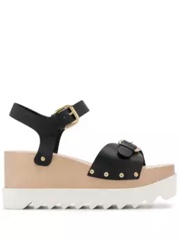 Босоножки Elyse на платформе STELLA MCCARTNEY, черный